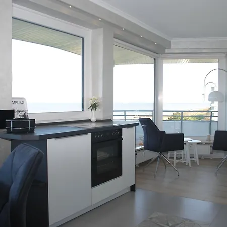 アパート Haus Hanseatic Panoramawohnung 606 クックスハーフェン